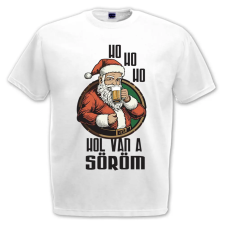  Ho ho Hol van a söröm? - Karácsonyi Férfi Póló férfi póló