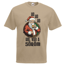 Ho ho Hol van a söröm? - Karácsonyi Férfi Póló férfi póló