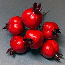 Hobbibázis Gránátalma pick 3cm (6db/csom) dekorációs kellék