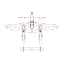  Hobby Boss P-38L-5-L0 Lightning 1:72 (80284) makett