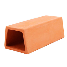  HOBBY búvohely tapadóharcsáknak  6,5 x 5 x 15 cm piros akvárium dekoráció