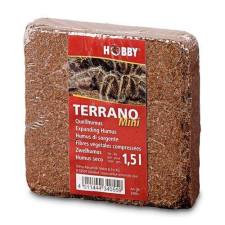 HOBBY Terrano Expanding Humus, Mini 1,5l préselt száraz alom hüllőfelszerelés