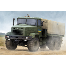 HobbyBoss Ukraine KrAZ-6322 Soldier Cargo Truck katonai teherautó műanyag modell (1:35) (85512) autópálya és játékautó