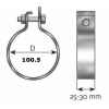 hObi Kipufogó bilincs FI100,5mm