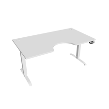  Hobis Motion Ergo elektromosan állítható magasságú íróasztal - 2M szegmensű, memória vezérléssel Szélesség: 160 cm, Szerkezet színe: fehér RAL 9016, Asztallap színe: fehér íróasztal