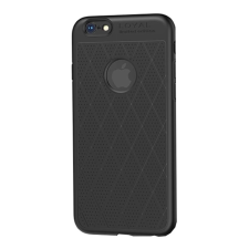 Hoco ADMIRE szilikon telefonvédő (ultravékony, 0.8mm, lyukacsos, rombusz, logó kivágás) FEKETE tok és táska