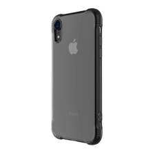Hoco ARMOR szilikon telefonvédő (közepesen ütésálló, légpárnás sarok, átlátszó hátlap) SZÜRKE [Apple iPhone XR 6.1] (5996457822683) tok és táska
