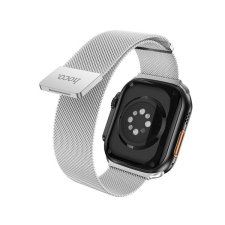 Hoco AS101 Apple Watch 38 / 40 / 41mm mágneses fémszíj, ezüst okosóra kellék