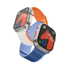 Hoco AS102 szíj Apple Watch 38 / 40 / 41 mm - fehér-narancssárga okosóra kellék