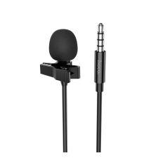 Hoco l14 mikrofon (3.5mm jack, lavalier csíptethető, zajszűrő, 200cm) fekete l14_jack mikrofon
