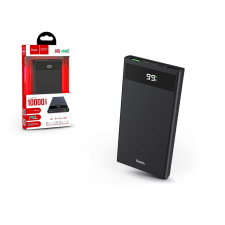Hoco Univerzális hordozható, asztali akkumulátor töltő - HOCO J49 Power Bank - 2xUSB+Type-C+microUSB+PD+QC3.0 - 10.000 mAh - black power bank