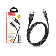 Hoco USB - USB Type-C adat- és töltőkábel 1,2 m-es vezetékkel - HOCO U93 Type-C Charging and Data Cable - 3A - fekete mobiltelefon kellék