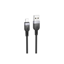 Hoco X109 ENERGY SILICONE LIGHTNING KÁBEL 2.4A 2 MÉTER FEKETE kábel és adapter