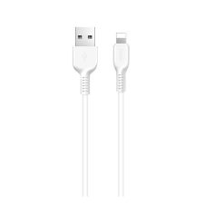 Hoco X13 adatkábel (USB - lightning 8pin, 100cm, törésgátló) FEHÉR mobiltelefon kellék