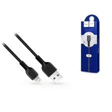 Hoco X20 USB apa - Lightning apa Töltő- és adatkábel 1m - Fekete (HOC0054) kábel és adapter
