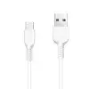 Hoco X20 USB apa - USB-C apa Töltő- és adatkábel 2m - Fehér