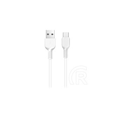 Hoco X20 USB-C adat-és töltőkábel 2m (fehér) kábel és adapter