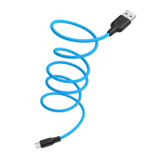 Hoco X21 Szilikon töltokábel Micro USB 1m, kék (HC711885) kábel és adapter