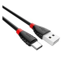Hoco X27 adatátvitel adatkábel és töltő (USB - Type-C, gyorstöltés támogatás, 120cm, törésgátló) FEKETE (X27_TYPE-C_1.2M_B) (X27_TYPE-C_1.2M_B) kábel és adapter
