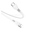 Hoco X40 adatkábel (USB - Type-C, 100cm, törésgátló, lapos kábel) FEHÉR (HOCO_X40_W)