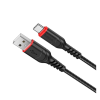 Hoco X59 adatkábel és töltő (USB - Type-C, 3A, gyorstöltés támogatás, 100cm) FEKETE Honor Pad X9 , Samsung Galaxy A34 5G (SM-A346), Nokia G22, Lenovo Tab M8 Gen4 (TB300F), Lenovo Tab P11 Gen2