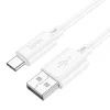 Hoco X88 USB / Type-C töltő- és adatkábel, 3A, fehér