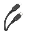 Hoco X90 COOL USB TYPE-C / LIGHTNING KÁBEL 20W 1 MÉTER FEKETE