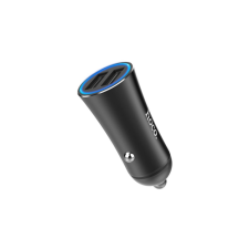 Hoco Z30 2x USB-A Autós töltő - Fekete (5V / 2.4A) (Z30-BK) mobiltelefon kellék