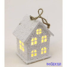 Hódarás LED fa házikó akasztós - B karácsonyfadísz