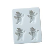  Hóember, szilikon formázó, 6x5 cm sütés és főzés