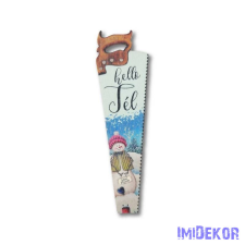  Hóemberes fűrész 5db/csomag 13x4cm - Isten hozott dekorációs kellék