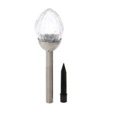 HOFF LED napelemes lámpa, üveg, 38 cm kültéri világítás