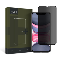 Hofi Anti Spy üvegfólia iPhone 11 / XR mobiltelefon kellék