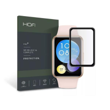 Hofi FN0416 Huawei Watch Fit 2 HOFI Glass Pro+ üveg képernyővédő fólia, fekete mobiltelefon kellék