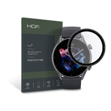 Hofi HOFI Hybrid Pro+ Glass üveg képernyővédő fólia - Amazfit GTR 3 - black mobiltelefon kellék