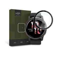 Hofi Hybrid Glass üveg képernyővédő fólia - Garmin Venu 2 - black (FN0488) - Kijelzővédő fólia okosóra kellék