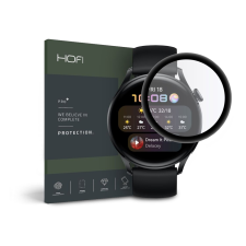 Hofi Hybrid Glass üveg képernyővédő fólia - Huawei Watch 3 (46 mm) - black mobiltelefon kellék