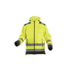 Högert HÖGERT HT5K257-L ARGEN figyelmeztető softshell kabát kapucnival sárga L