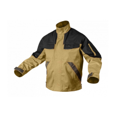 Högert HÖGERT HT5K282-1-3XL EDGAR II védőkabát sötét bézs 3XL, 270g/m2, erősítések Oxford 600D, Öko-Tex szabvány 100, kaki