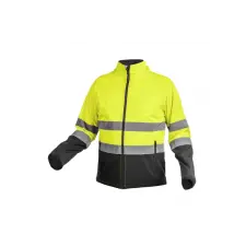 Högert HÖGERT HT5K335-M EXTER softshell figyelmeztető kabát sárga M (50) munkaruha