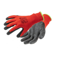 Högert HÖGERT HT5K750-11 RODER latex bevonatú védőkesztyű piros/fekete 11
