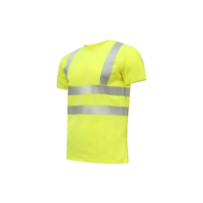 HÖGERT HT5K952-2XL JURAL II Jól látható polipamut póló sárga, 2XL (56) láthatósági ruházat