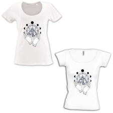  Hold iránytű - Mély kivágású &amp; Csónaknyakú Női Póló női póló