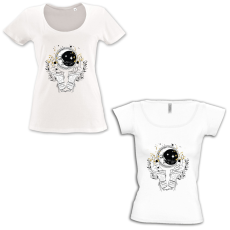  Hold szimbólum - Mély kivágású & Csónaknyakú Női Póló