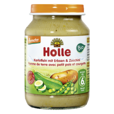 Holle Bio bébiétel, Burgonya, borsó cukkinivel, 190g (6 hónapos kortól) bébiétel