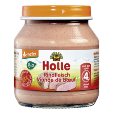 Holle Bio bébiétel, Marhahús, 125g (4 hónapos kortól) bébiétel