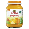 Holle Bio bébiétel, Sütőtök rizzsel, 190g (4 hónapos kortól)