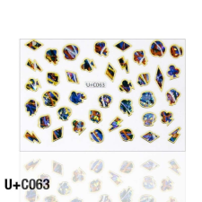 Holo matrica U+C086 körömdíszítő