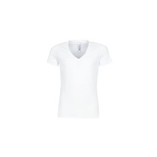Hom Rövid ujjú pólók SUP' COTTON TSHIRT COL V PROFOND Fehér EU L férfi póló
