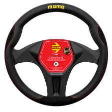 HOMASITA Momo Comfort kormányvédő 38-39cm fekete - piros (30SWC0COMKR) (30SWC0COMKR) kormányvédő